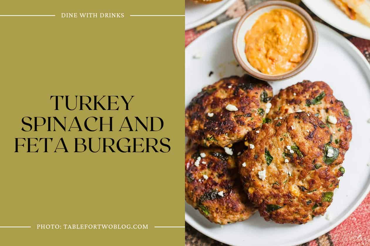 Turkey Spinach And Feta Burgers