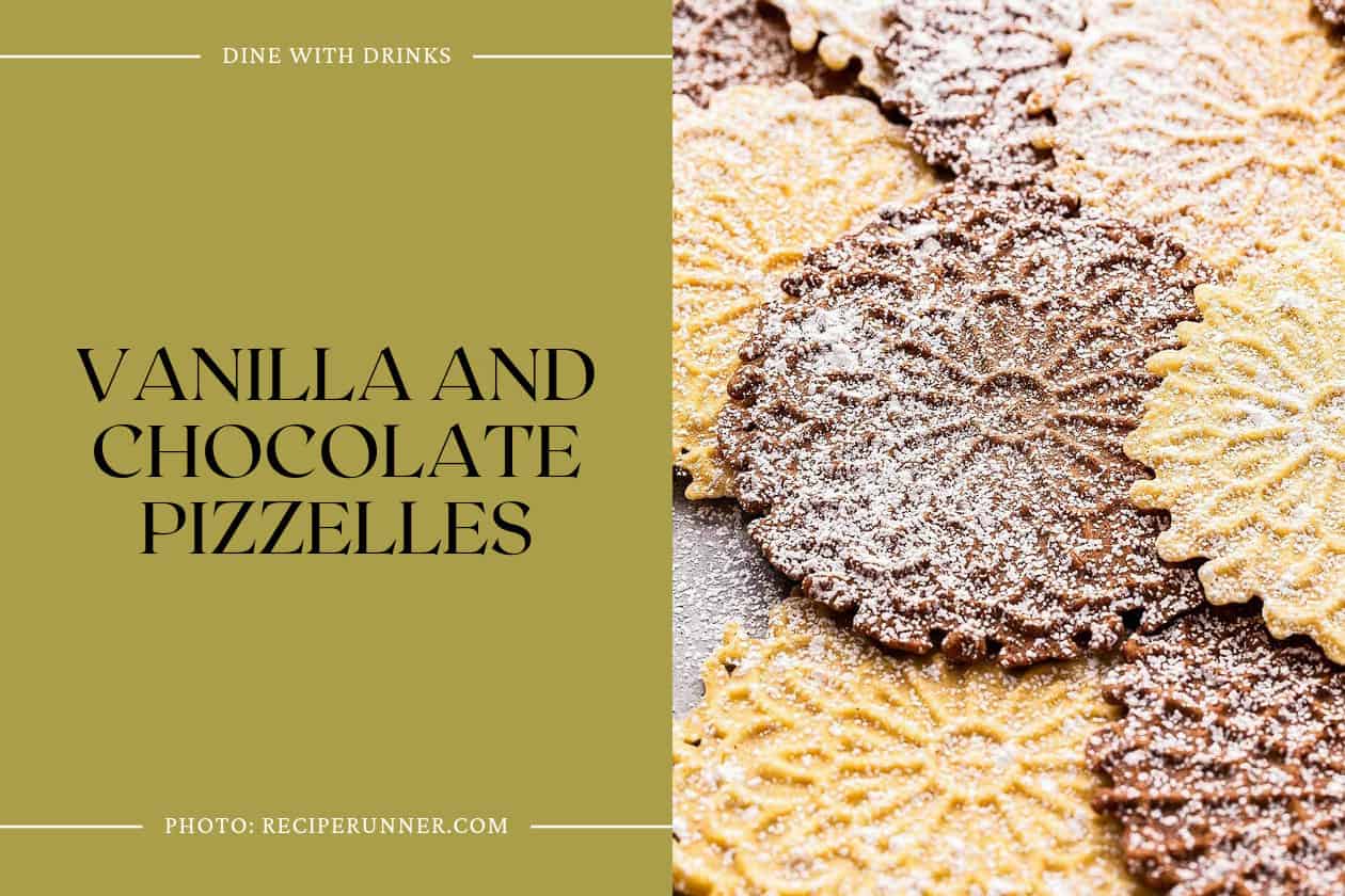 Vanilla And Chocolate Pizzelles