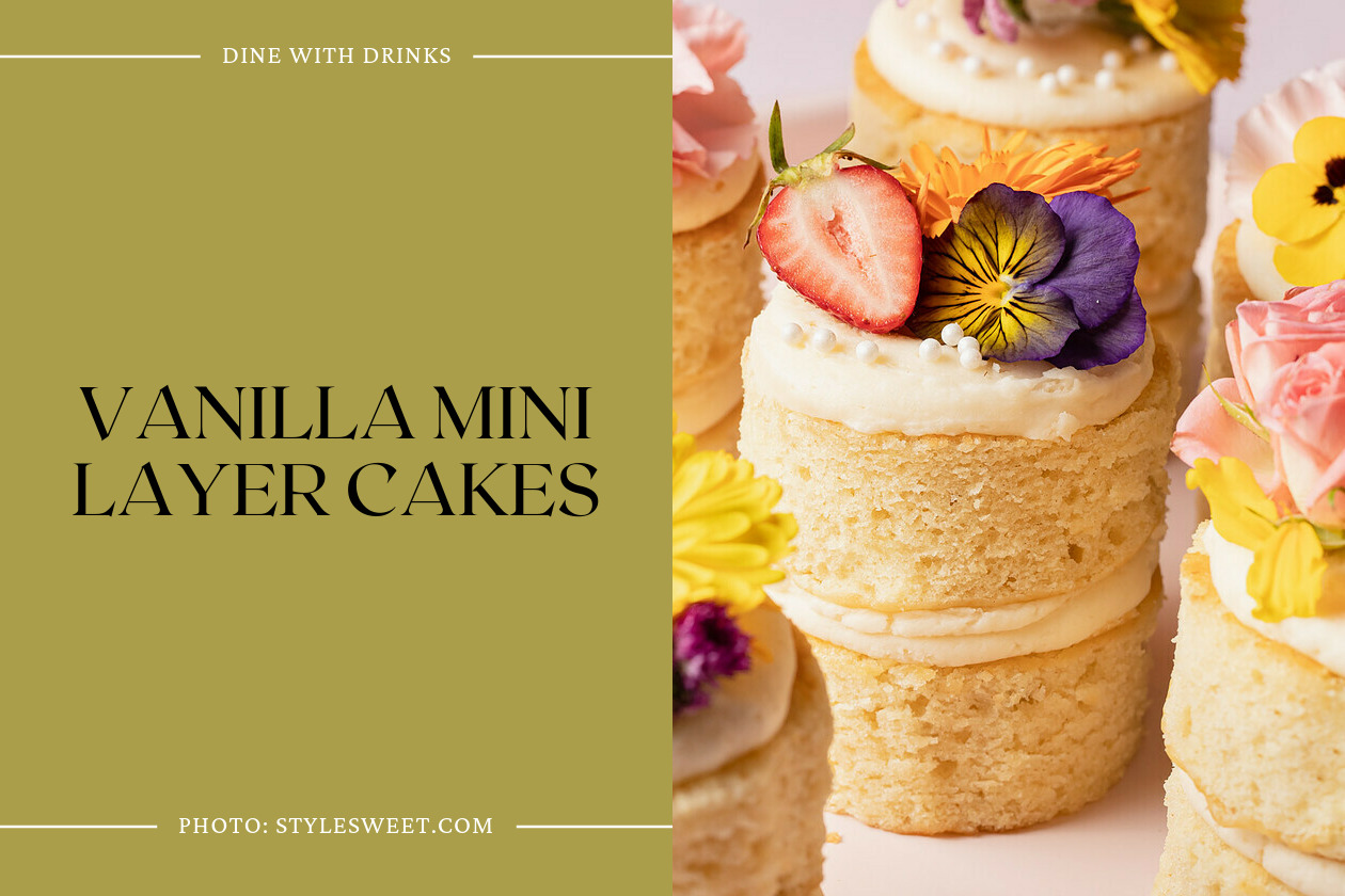 Vanilla Mini Layer Cakes