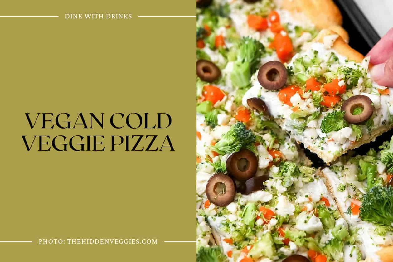 Vegan Cold Veggie Pizza