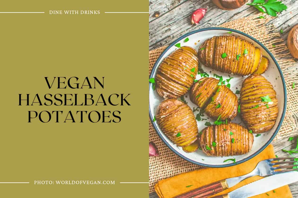 Vegan Hasselback Potatoes