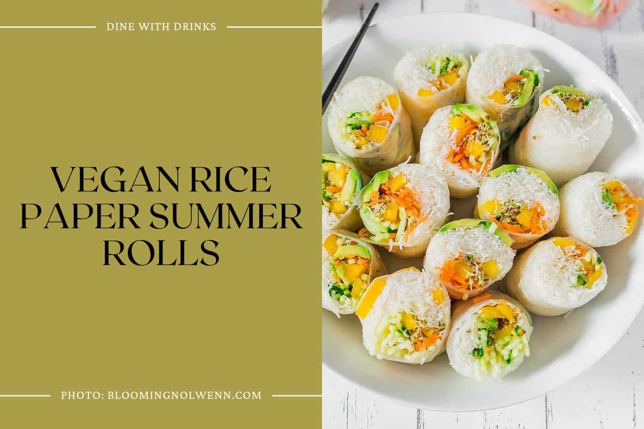 Vegan Rice Paper Summer Rolls