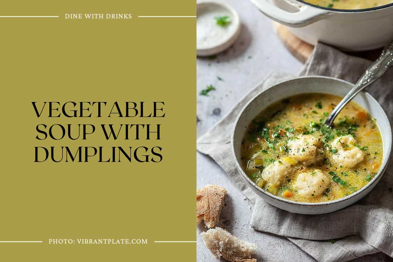 Vegetable Soup With Dumplings