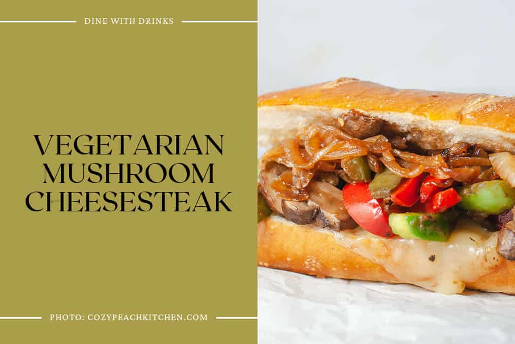 Vegetarian Mushroom Cheesesteak