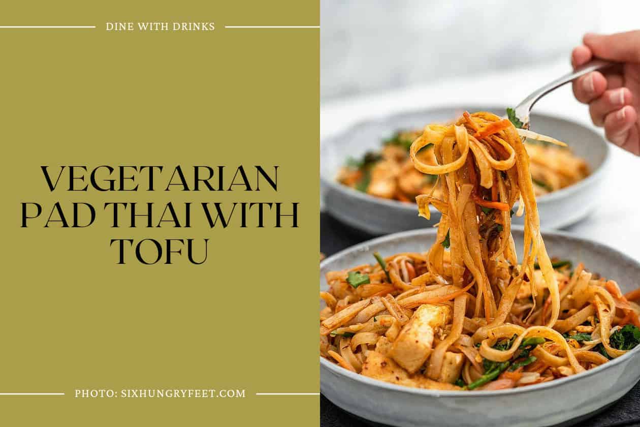 Vegetarian Pad Thai With Tofu