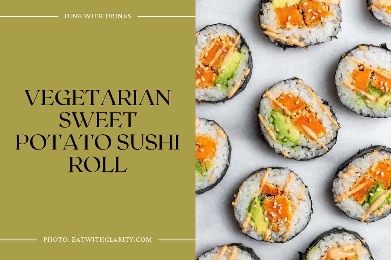 Vegetarian Sweet Potato Sushi Roll