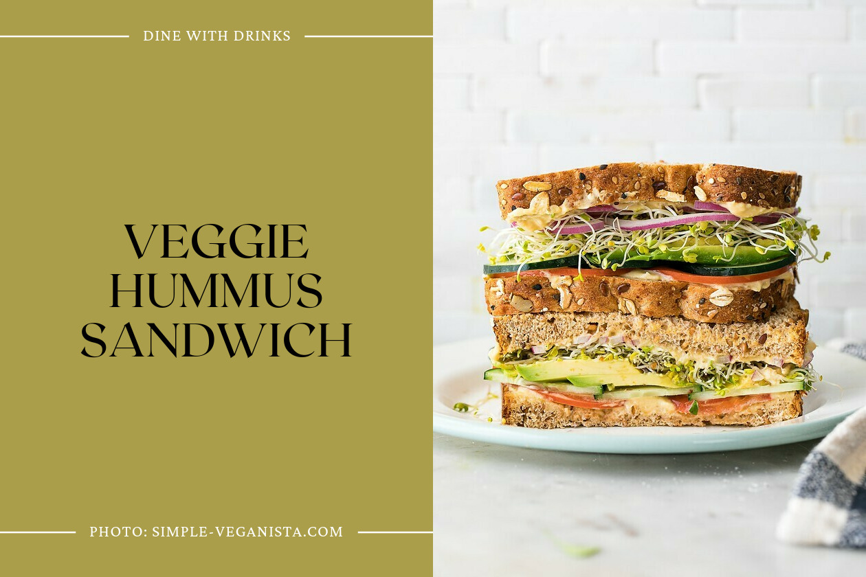 Veggie Hummus Sandwich