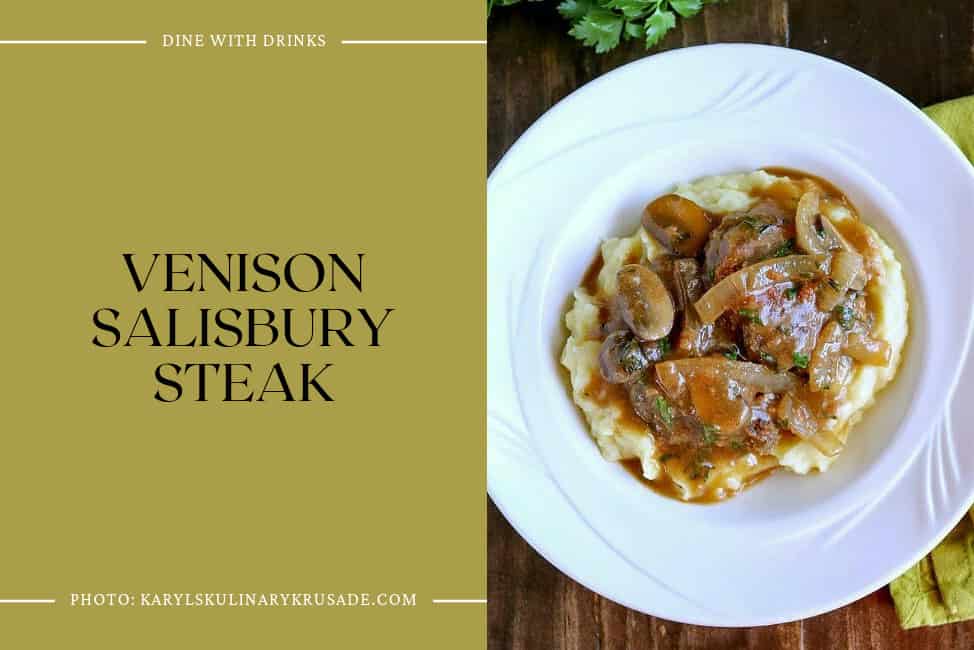 Venison Salisbury Steak