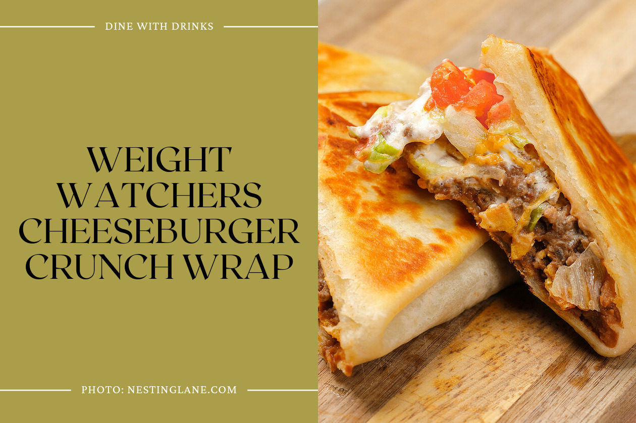 Weight Watchers Cheeseburger Crunch Wrap