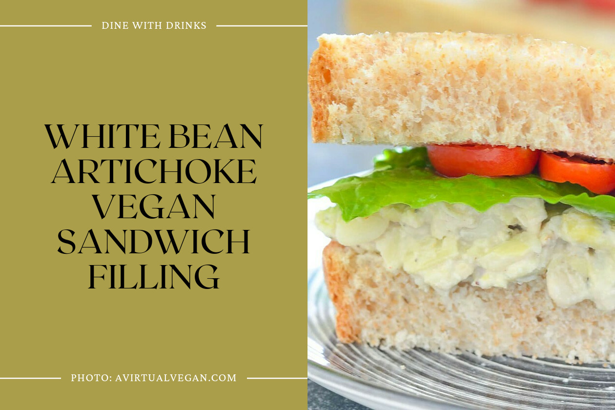 White Bean Artichoke Vegan Sandwich Filling