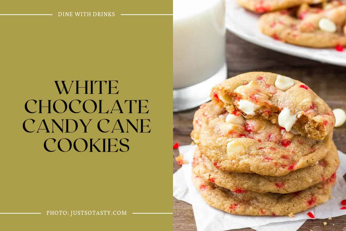 White Chocolate Candy Cane Cookies