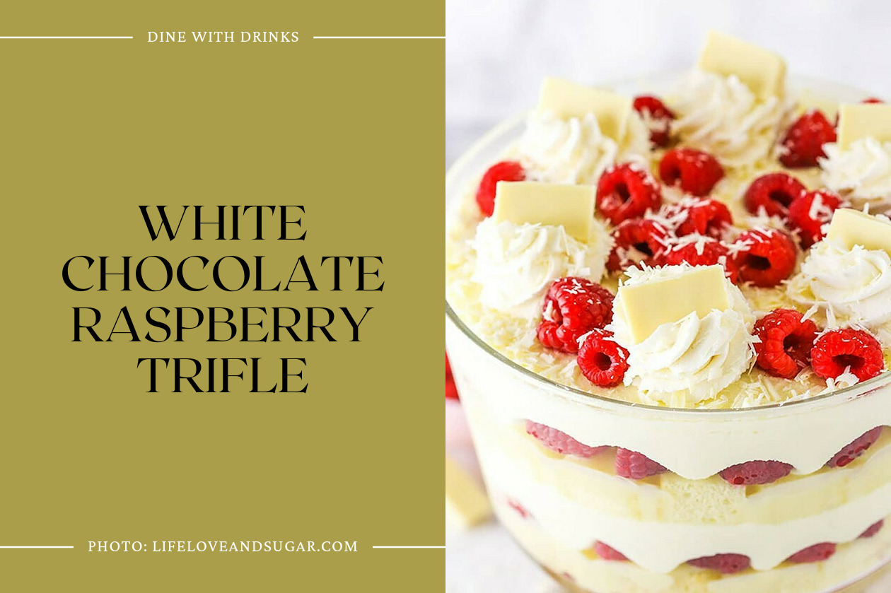 White Chocolate Raspberry Trifle