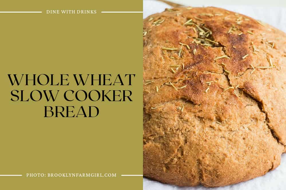 Whole Wheat Slow Cooker Bread
