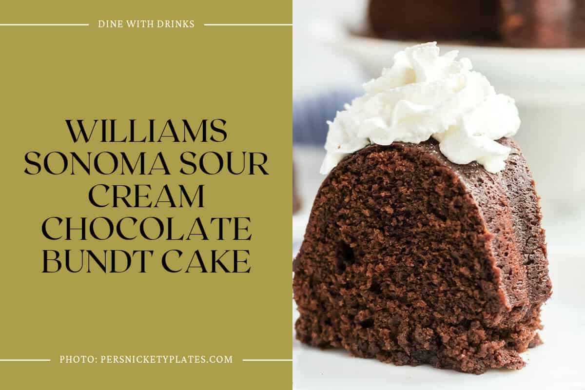 Williams Sonoma Sour Cream Chocolate Bundt Cake