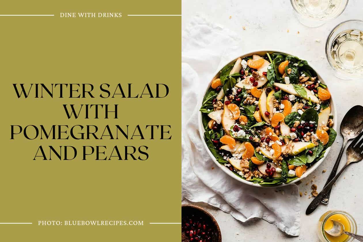 Winter Salad With Pomegranate And Pears