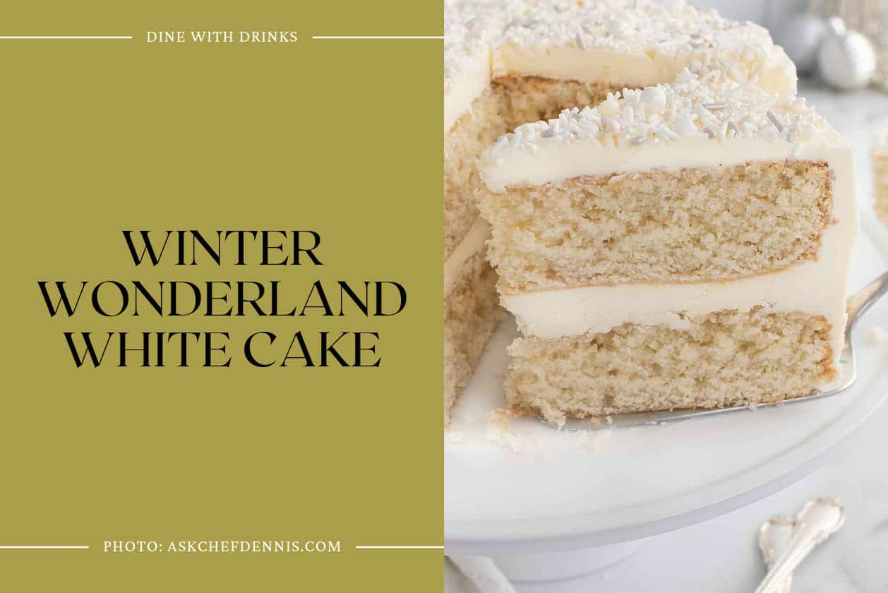 Winter Wonderland White Cake