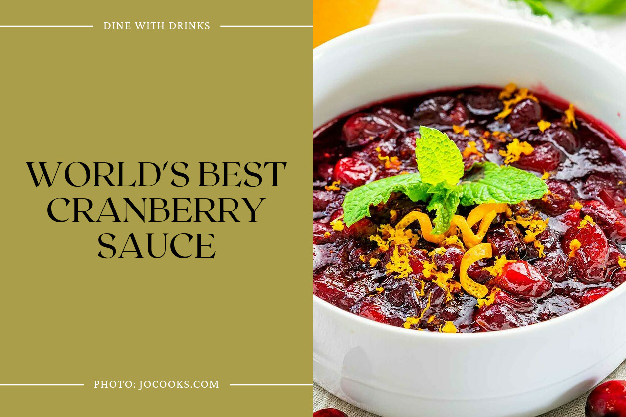 World's Best Cranberry Sauce