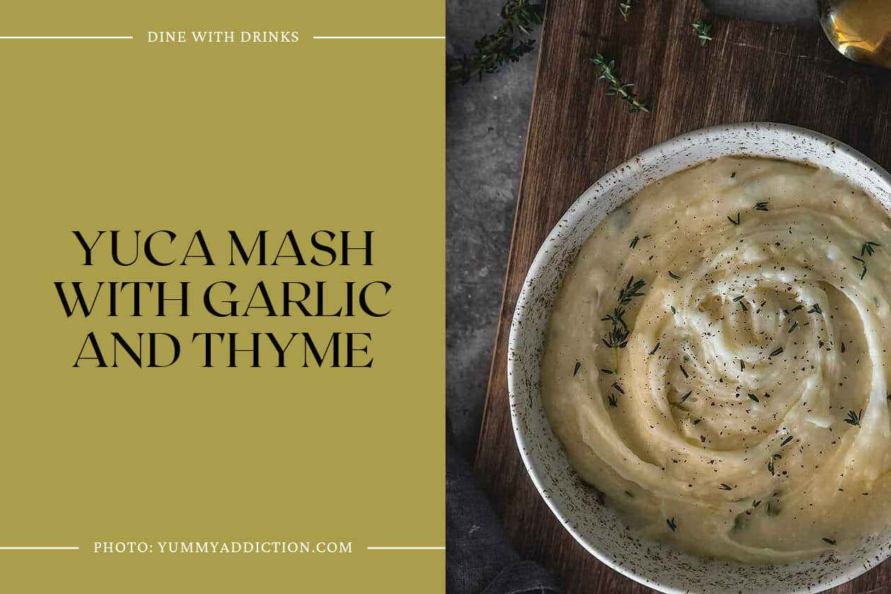 Yuca Mash With Garlic And Thyme