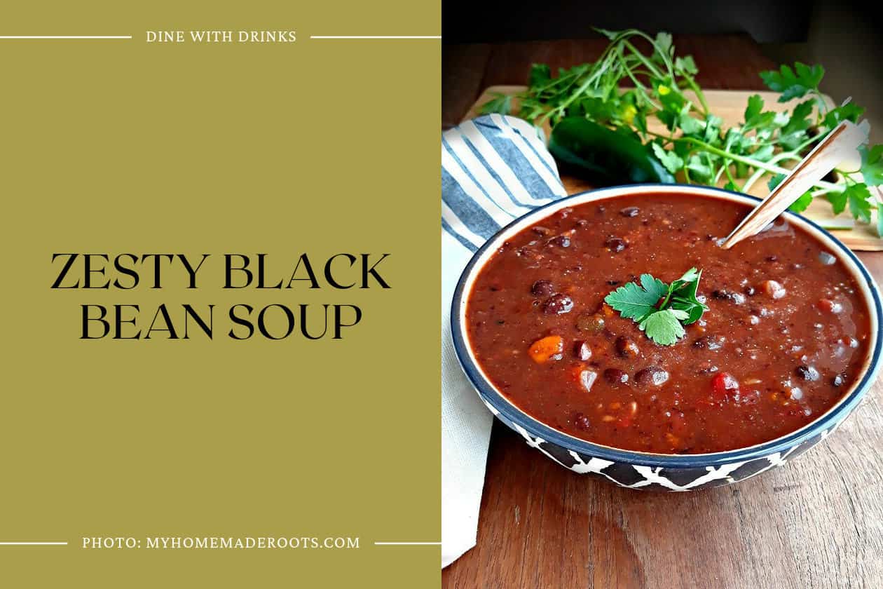 Zesty Black Bean Soup