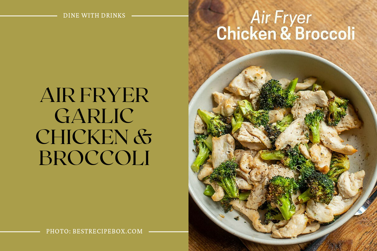 Air Fryer Garlic Chicken & Broccoli