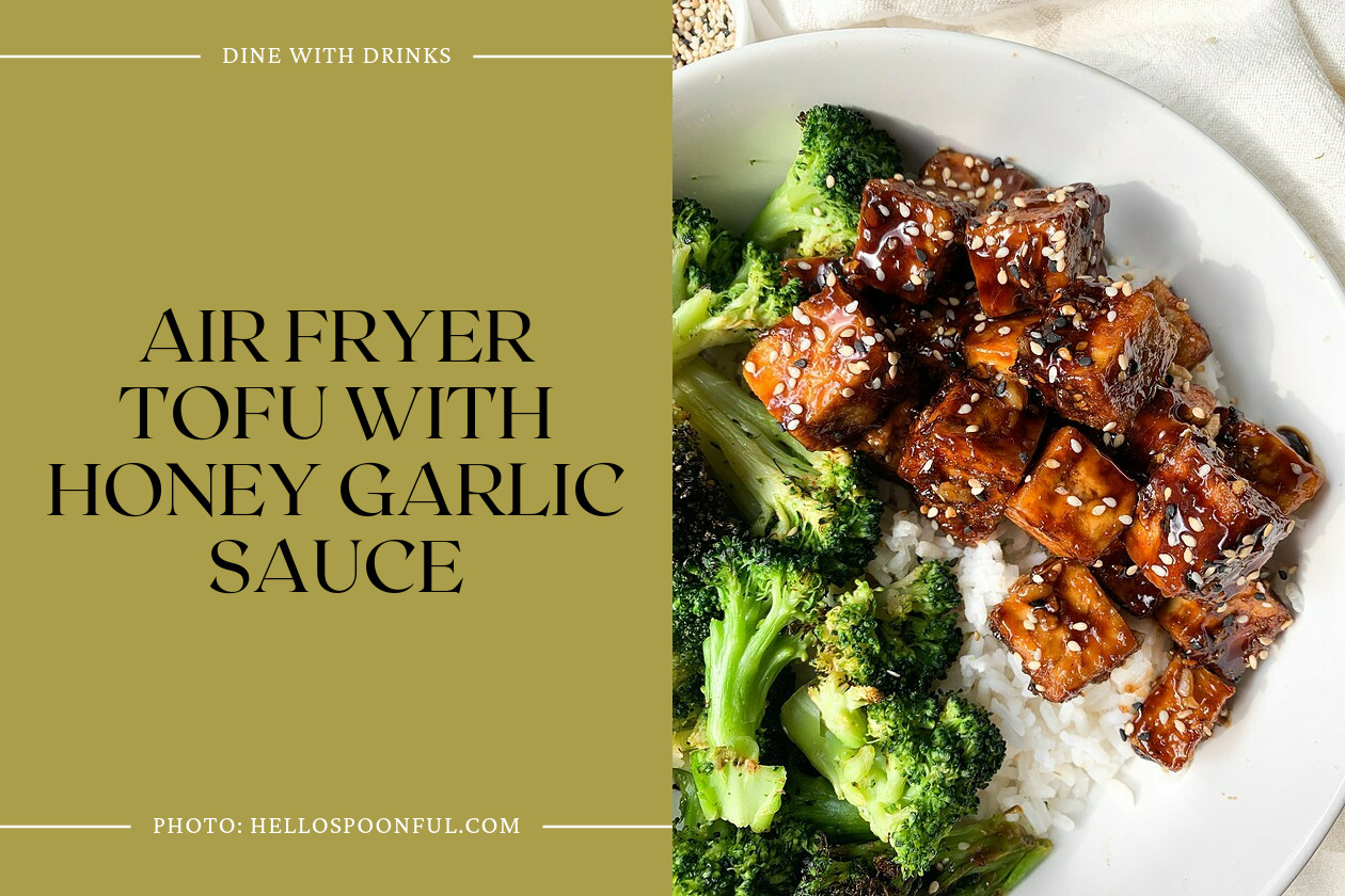 Air Fryer Tofu With Honey Garlic Sauce
