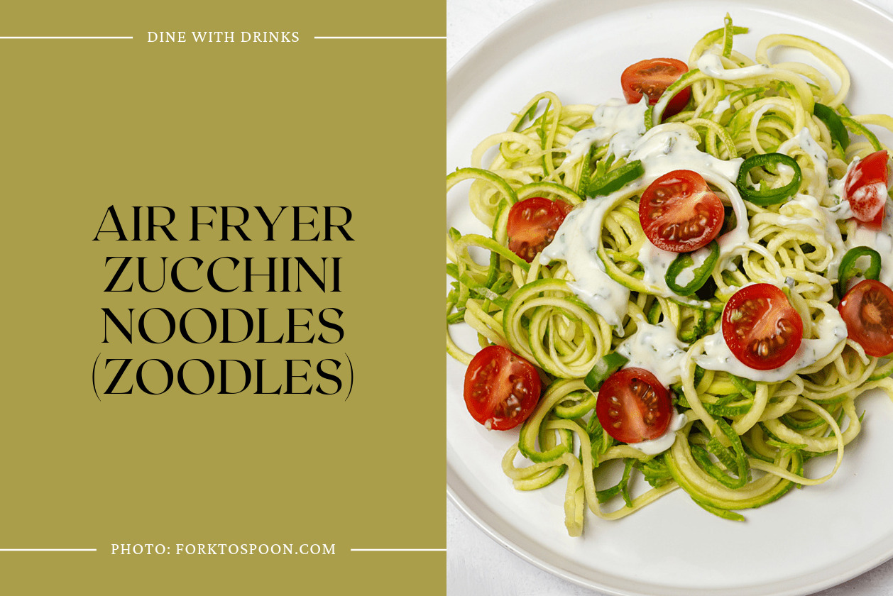 Air Fryer Zucchini Noodles (Zoodles)