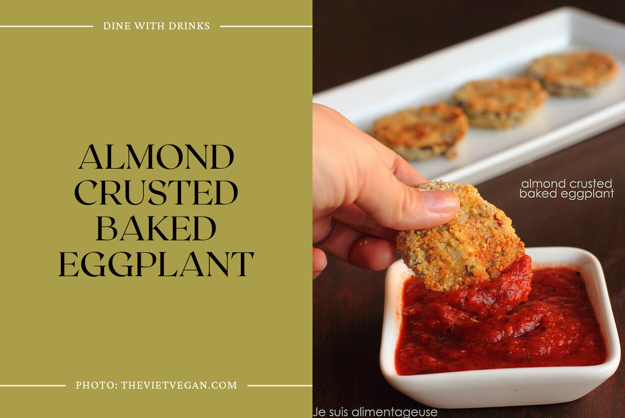 Almond Crusted Baked Eggplant