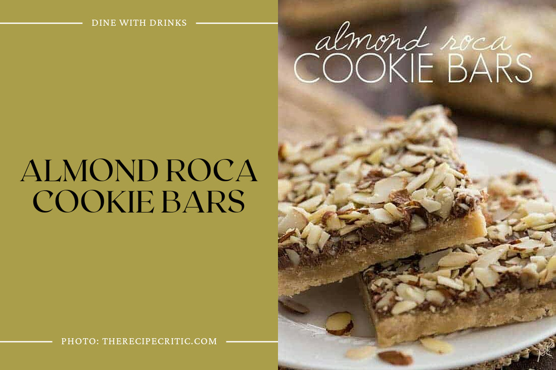 Almond Roca Cookie Bars