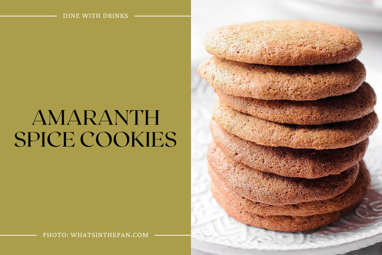 Amaranth Spice Cookies