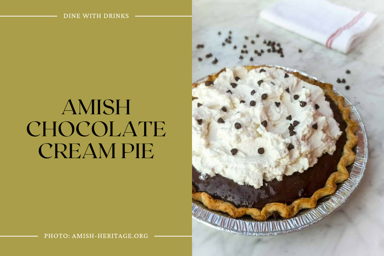 Amish Chocolate Cream Pie