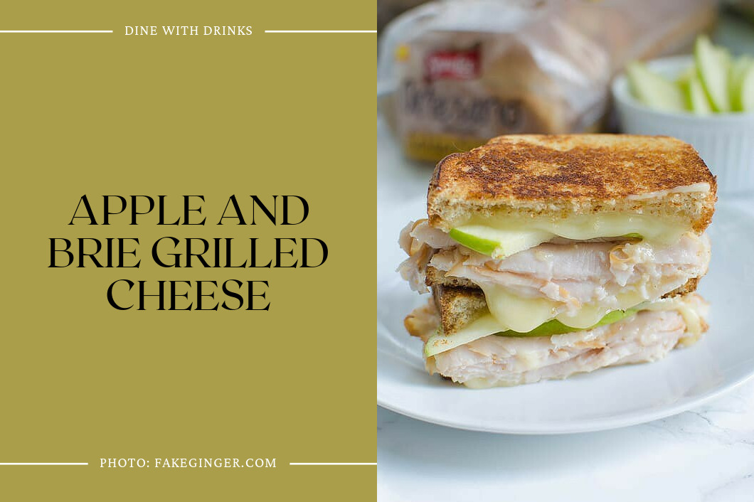 Apple And Brie Grilled Cheese