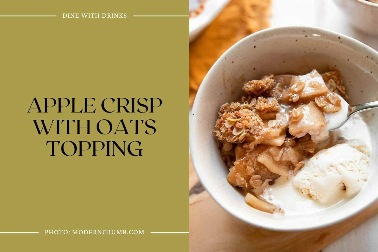 Apple Crisp With Oats Topping