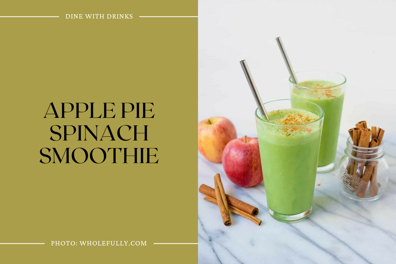 Apple Pie Spinach Smoothie