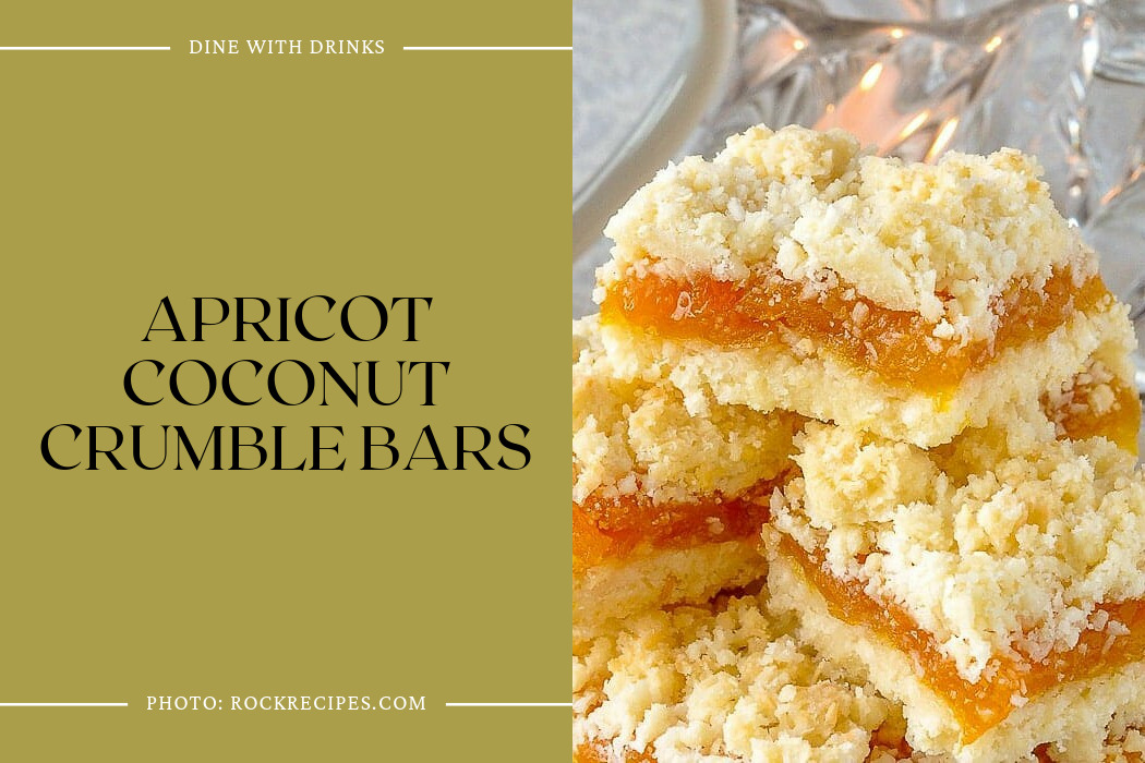Apricot Coconut Crumble Bars
