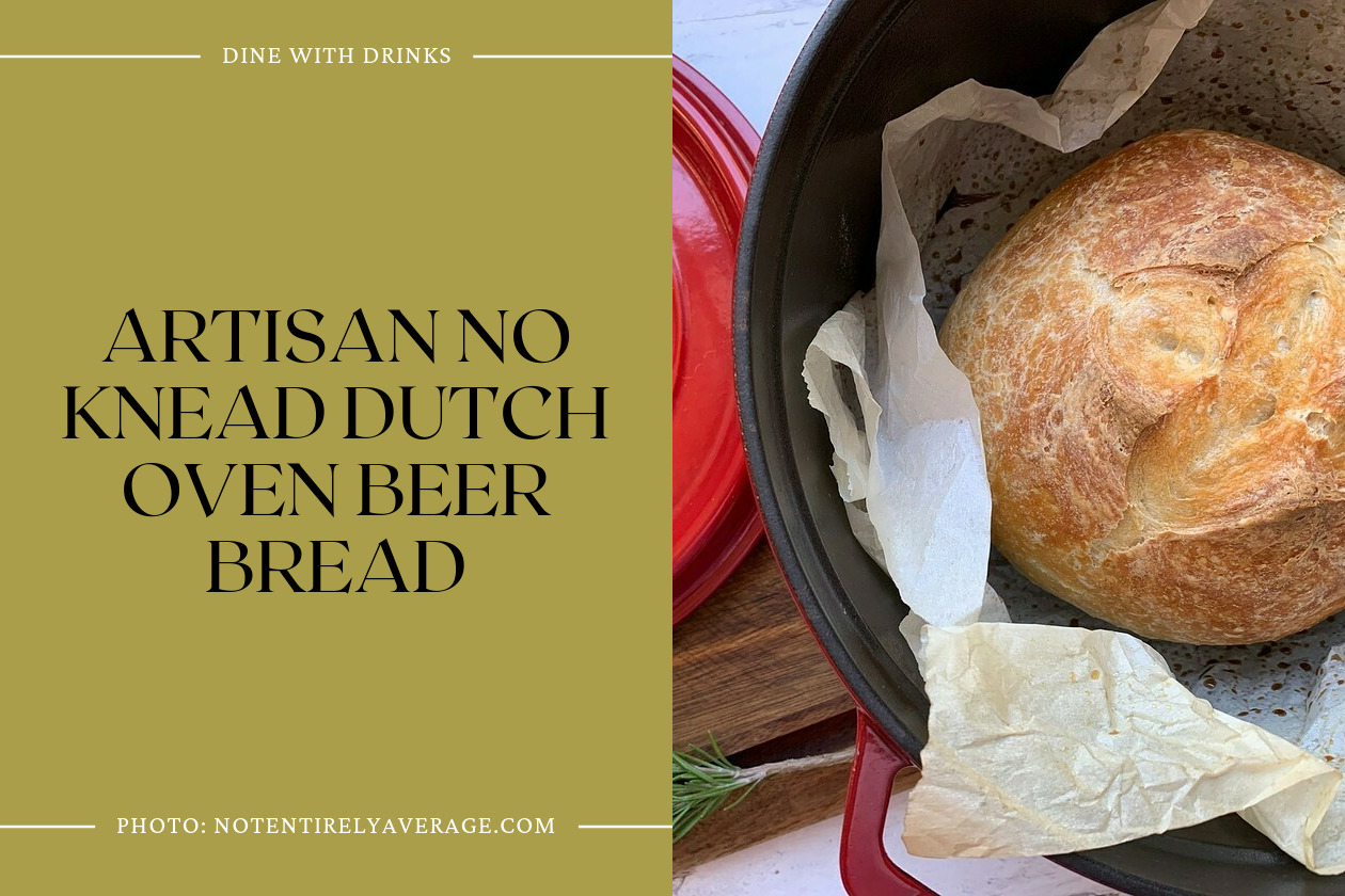 Artisan No Knead Dutch Oven Beer Bread
