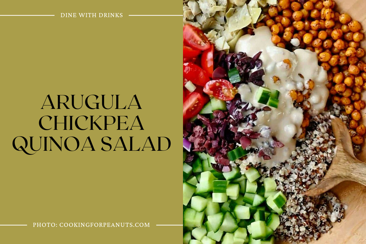 Arugula Chickpea Quinoa Salad