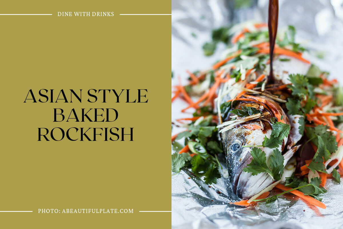 Asian Style Baked Rockfish
