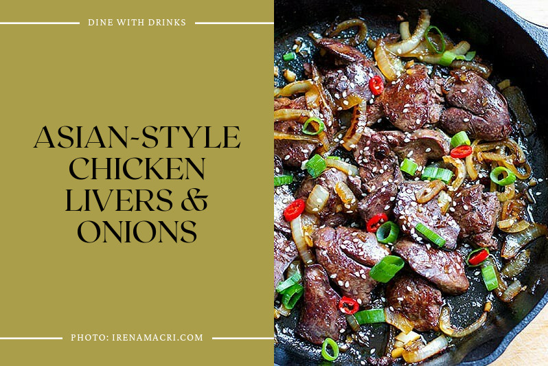 Asian-Style Chicken Livers & Onions