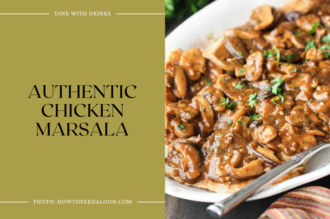Authentic Chicken Marsala