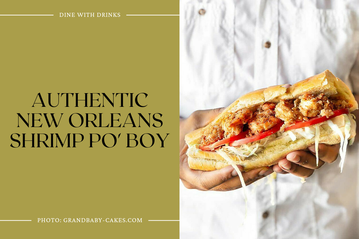 Authentic New Orleans Shrimp Po' Boy