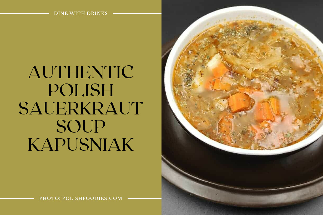Authentic Polish Sauerkraut Soup Kapusniak