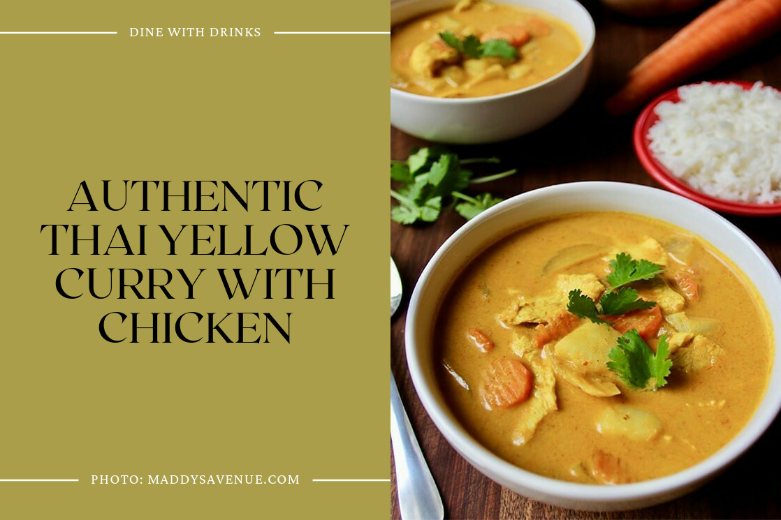 Authentic Thai Yellow Curry With Chicken