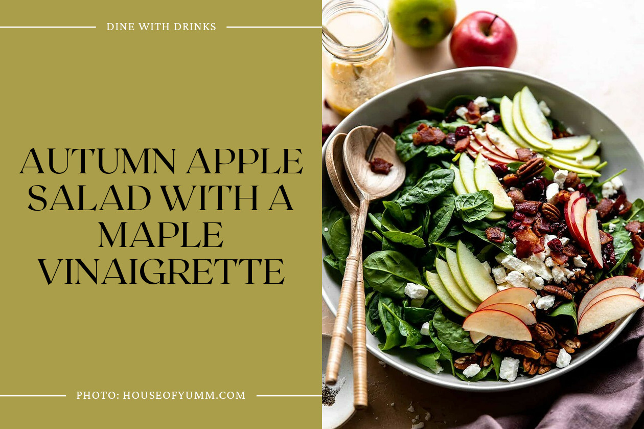 Autumn Apple Salad With A Maple Vinaigrette