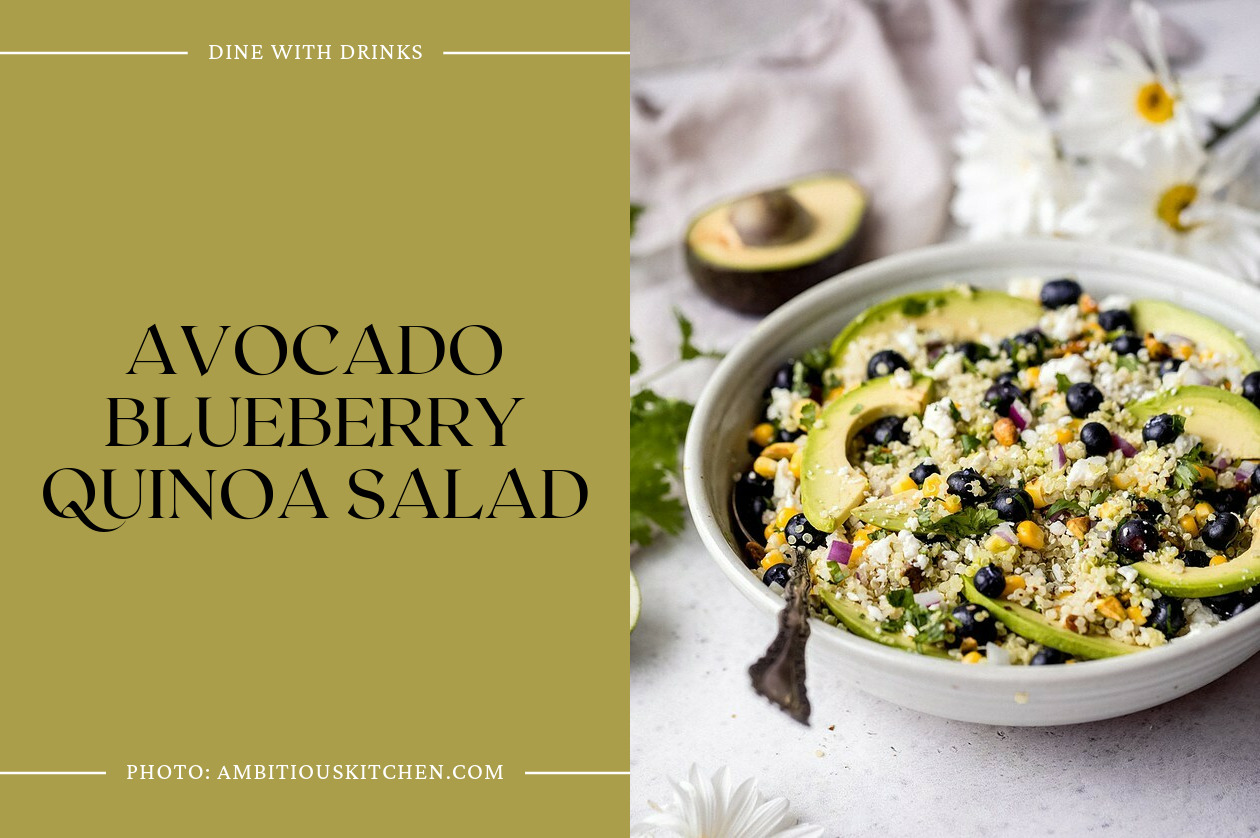 Avocado Blueberry Quinoa Salad