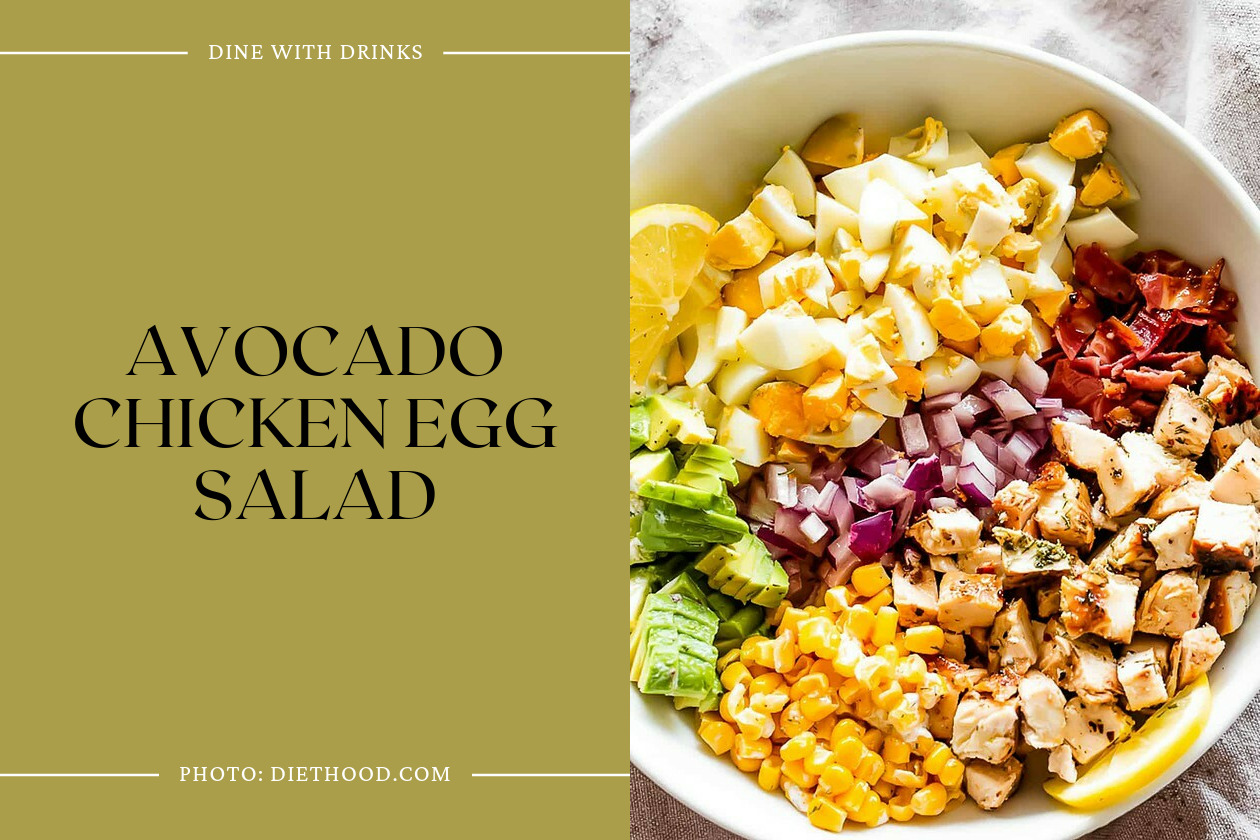 Avocado Chicken Egg Salad