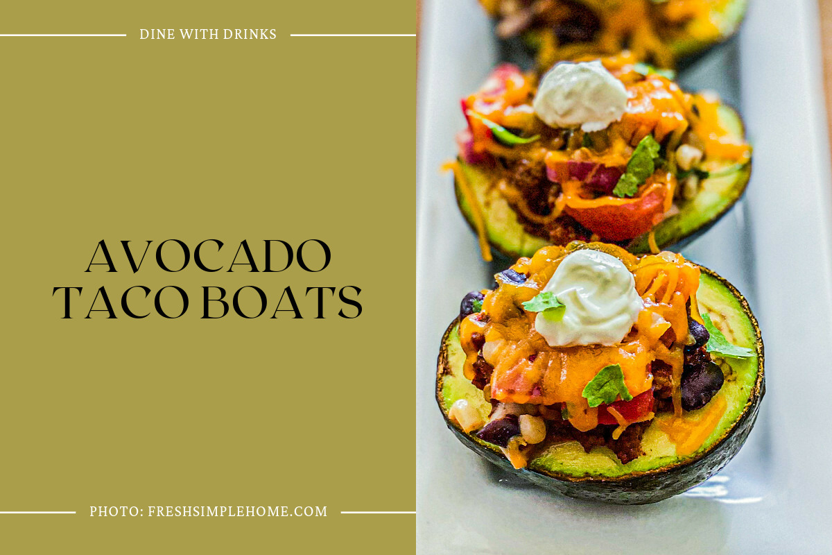 Avocado Taco Boats