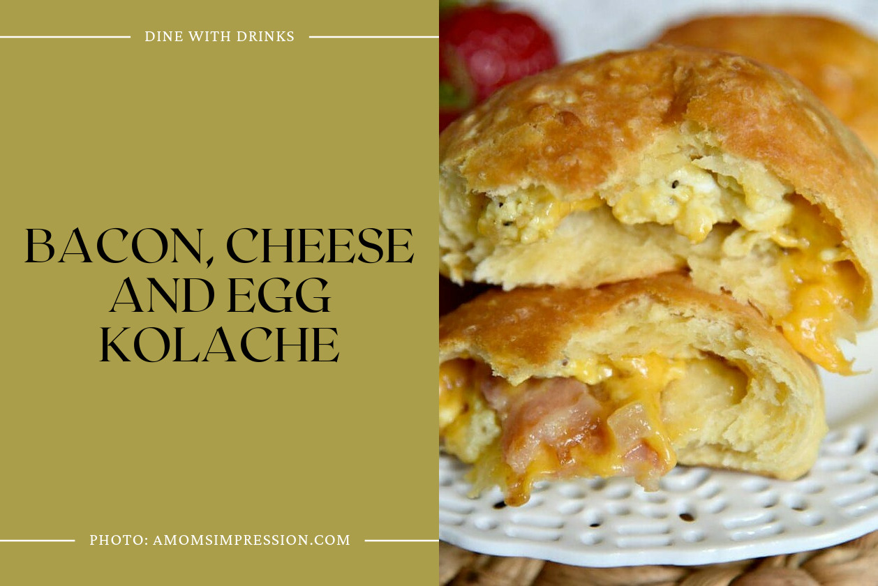 Bacon, Cheese And Egg Kolache