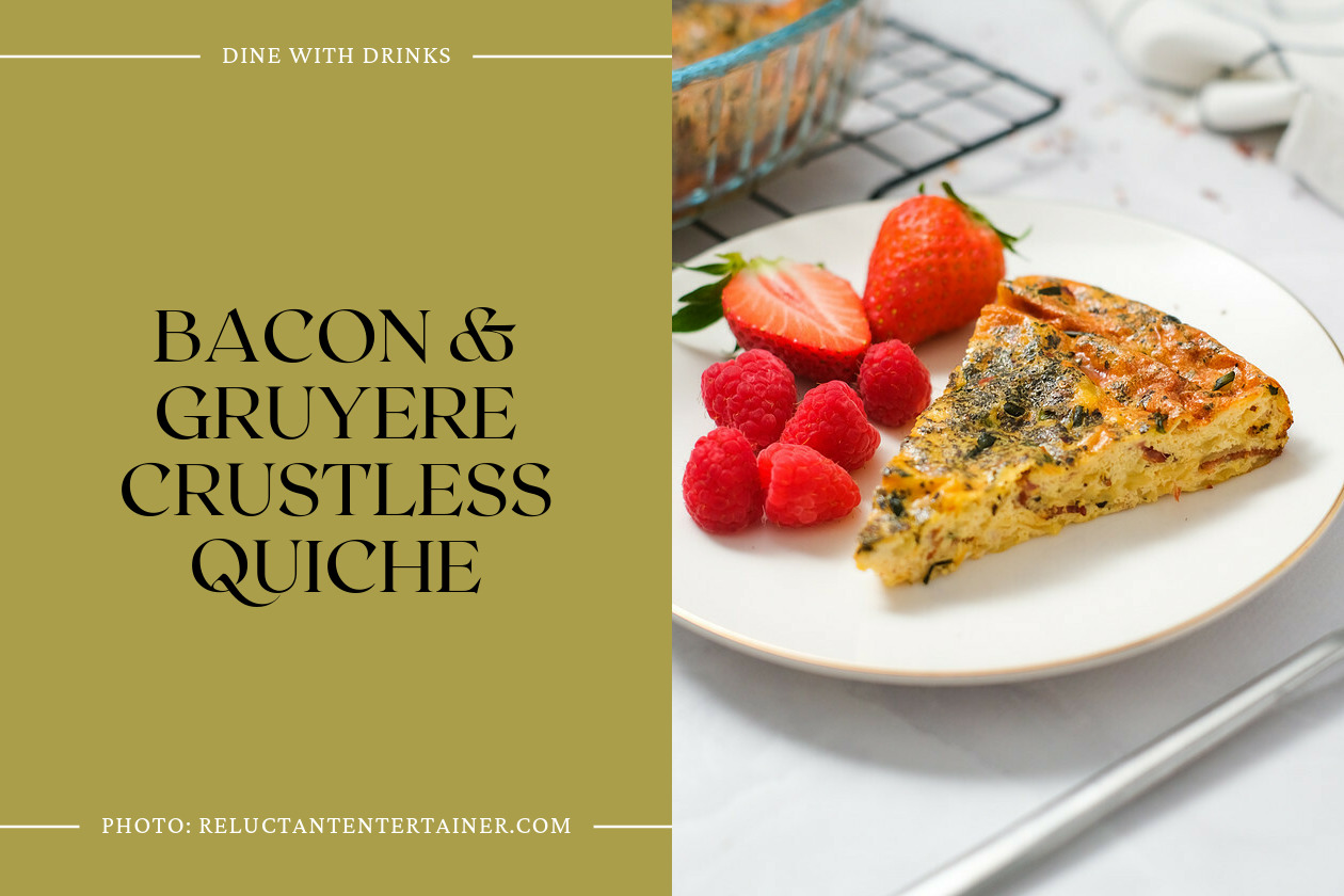 Bacon & Gruyere Crustless Quiche