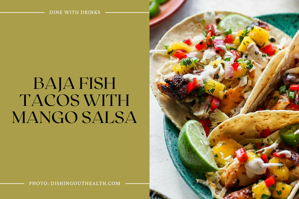 Baja Fish Tacos With Mango Salsa