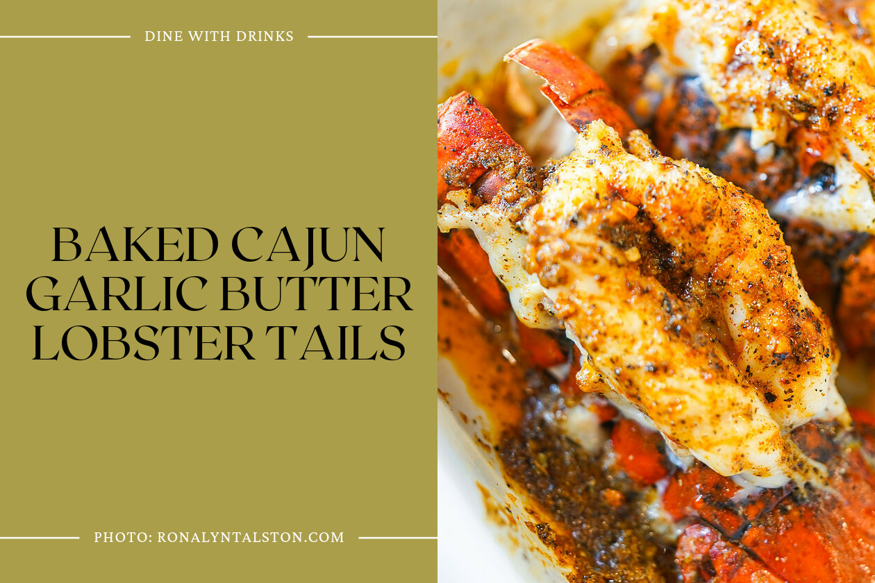 Baked Cajun Garlic Butter Lobster Tails